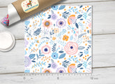 Ditsy Flower Adhesive Vinyl 1001